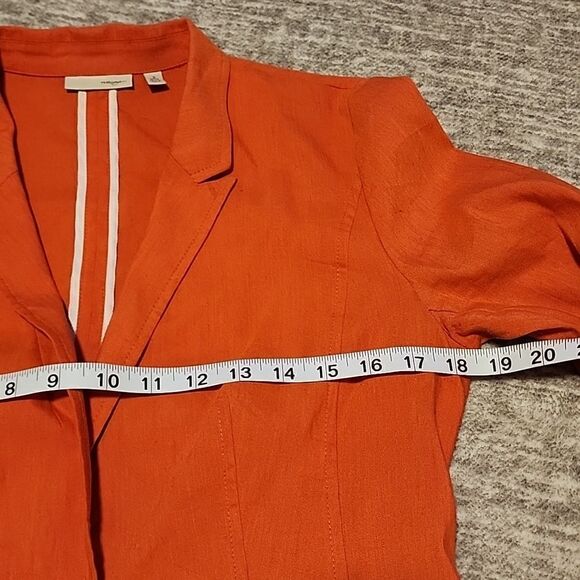 Halogen- linen blend jacket - Picture 3 of 5